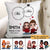 Doll Couple Rings Personalized Pillow
