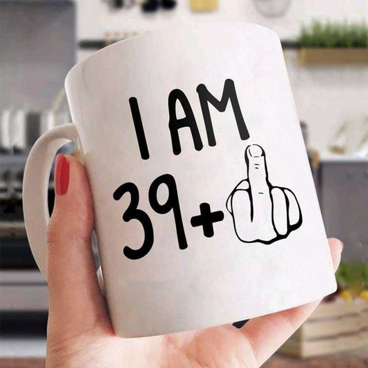 Funny Birthday Gift Middle Finger Plus Gift For Family Best Friends Siblings Couple Personalized Coffee Mug