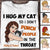 Hug My Cat Strong Woman Personalized Shirt