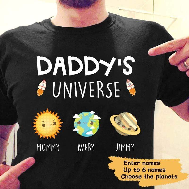 Daddy's Universe Personalized Shirt