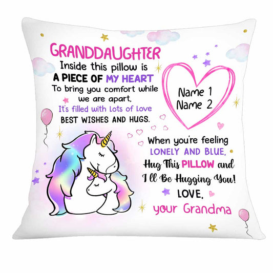 Personalized Unicorn Pillow