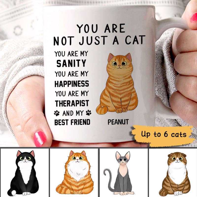 Cats My Sanity Personalized Mug