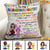 To My Granddaughter Grandson Easter Personalized Polyester Linen Pillow