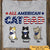 All American Cat Dad パーソナライズド Cat Dad シャツ