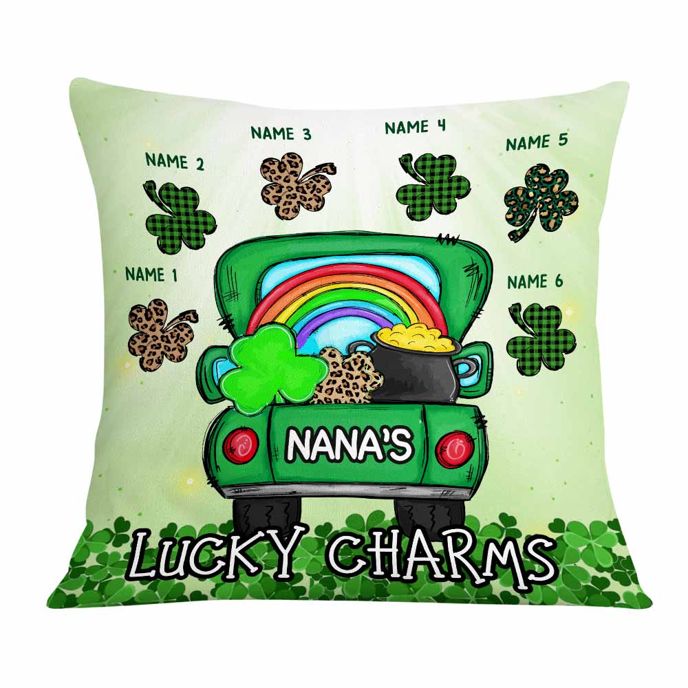 Personalized Patrick's Day Mom Grandma Pillow