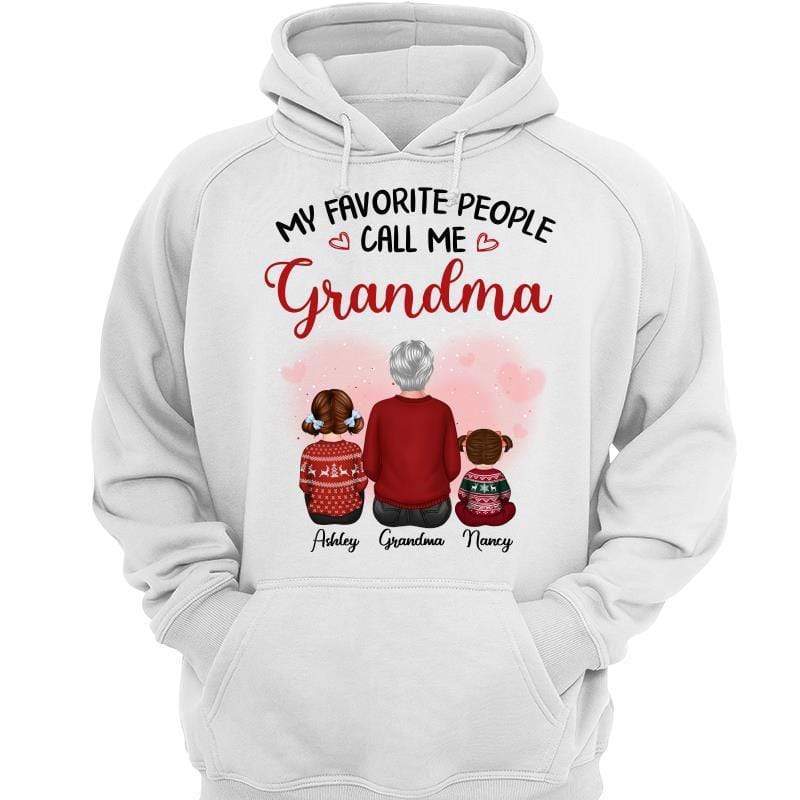 Favorite People Call Me Grandma Mom パーカ スウェットシャツ