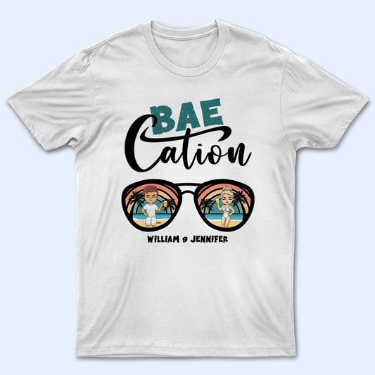 Couple Chibi Baecation - Personalized Custom T Shirt