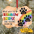 Wish Rainbow Bridge Had Visiting Hours Dog Cat Memorial Personalized Christmas Ornament