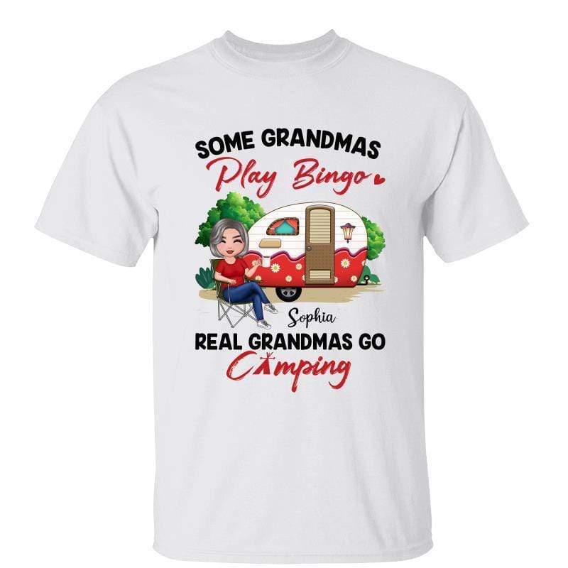 Camping Grandma Doll Woman Personalized Shirt