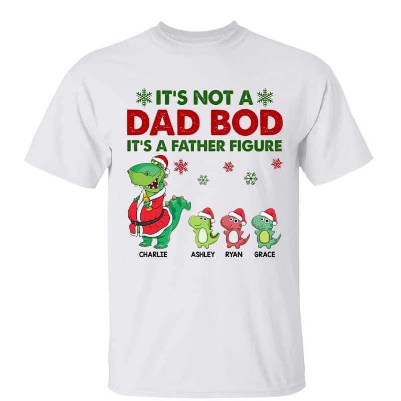 Christmas Dad Bod Dinosaurs Personalized Shirt