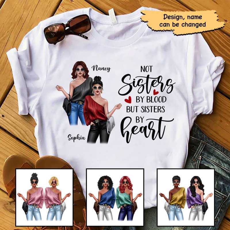 Standing Fashion Besties Friends Personalized Shirt