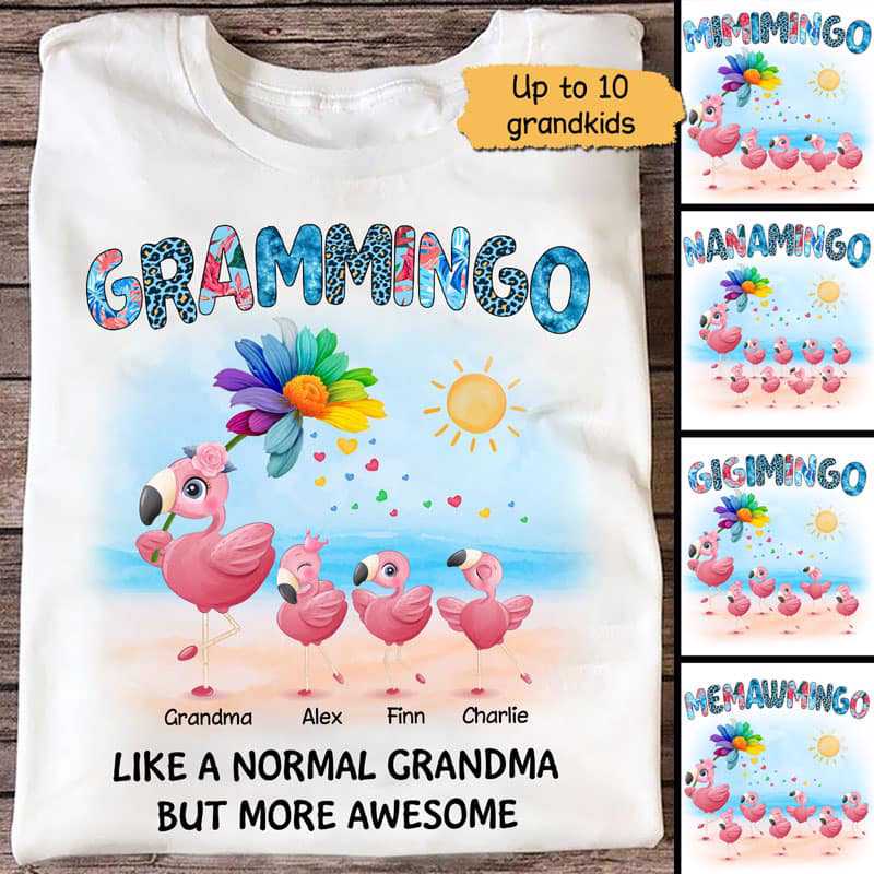 Grammingo Summer Pattern Personalized Shirt