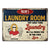 Family Laundry Room Put Away Your Laundry - Gift For Mother, Grandma, Auntie - Personalized Custom Classic Metal Signs