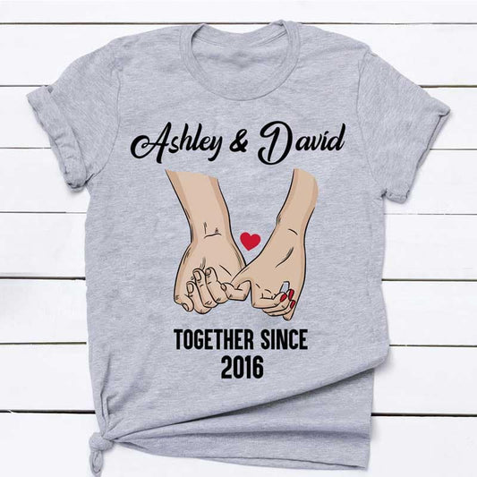 Couple Together Since Personalized Shirt