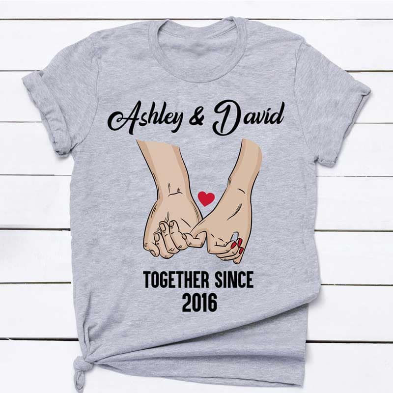 Couple Together Since Personalized Shirt