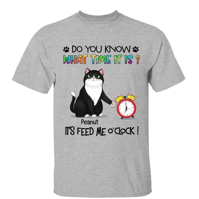 Fluffy Cats Feed Us O‘Clock Personalized Shirt