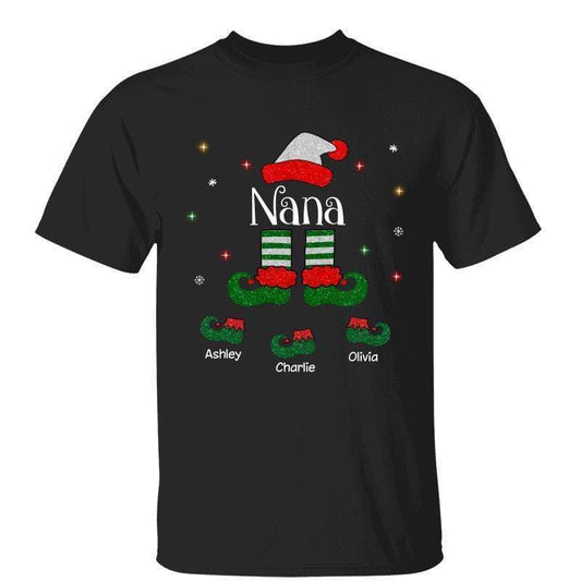 Elf Grandma Christmas Personalized Shirt