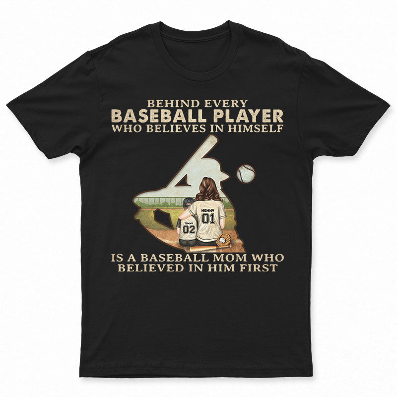 Baseball Mom Shirt Personalize With Players Number Gift for 