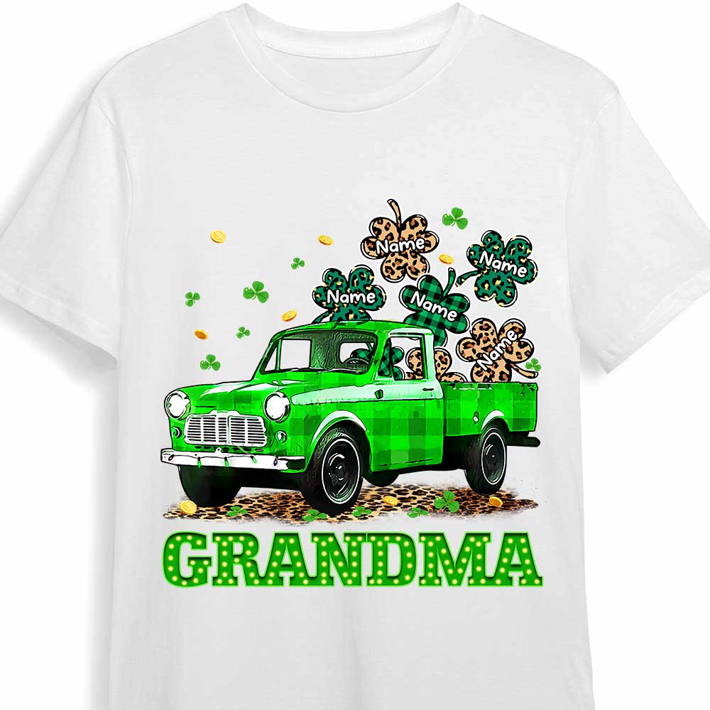 Personalized Grandma Patrick's Day T Shirt