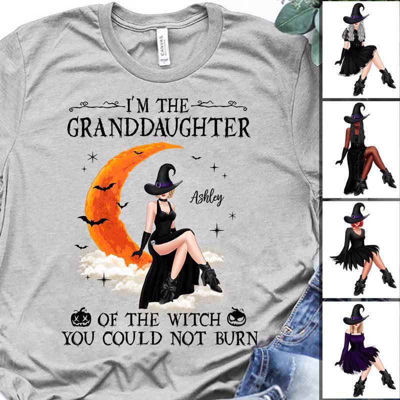 Granddaughter Of The Witches Halloween Personalized Shirt