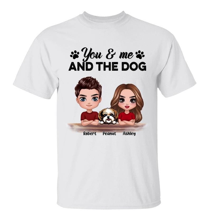 Doll Couple You Me And The Dogs Personalized Shirt