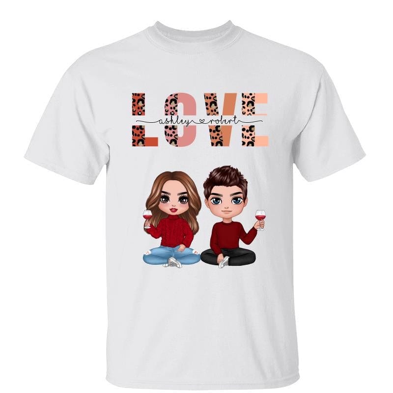 Love Couple Name Valentine‘s Day Gift Personalized Shirt