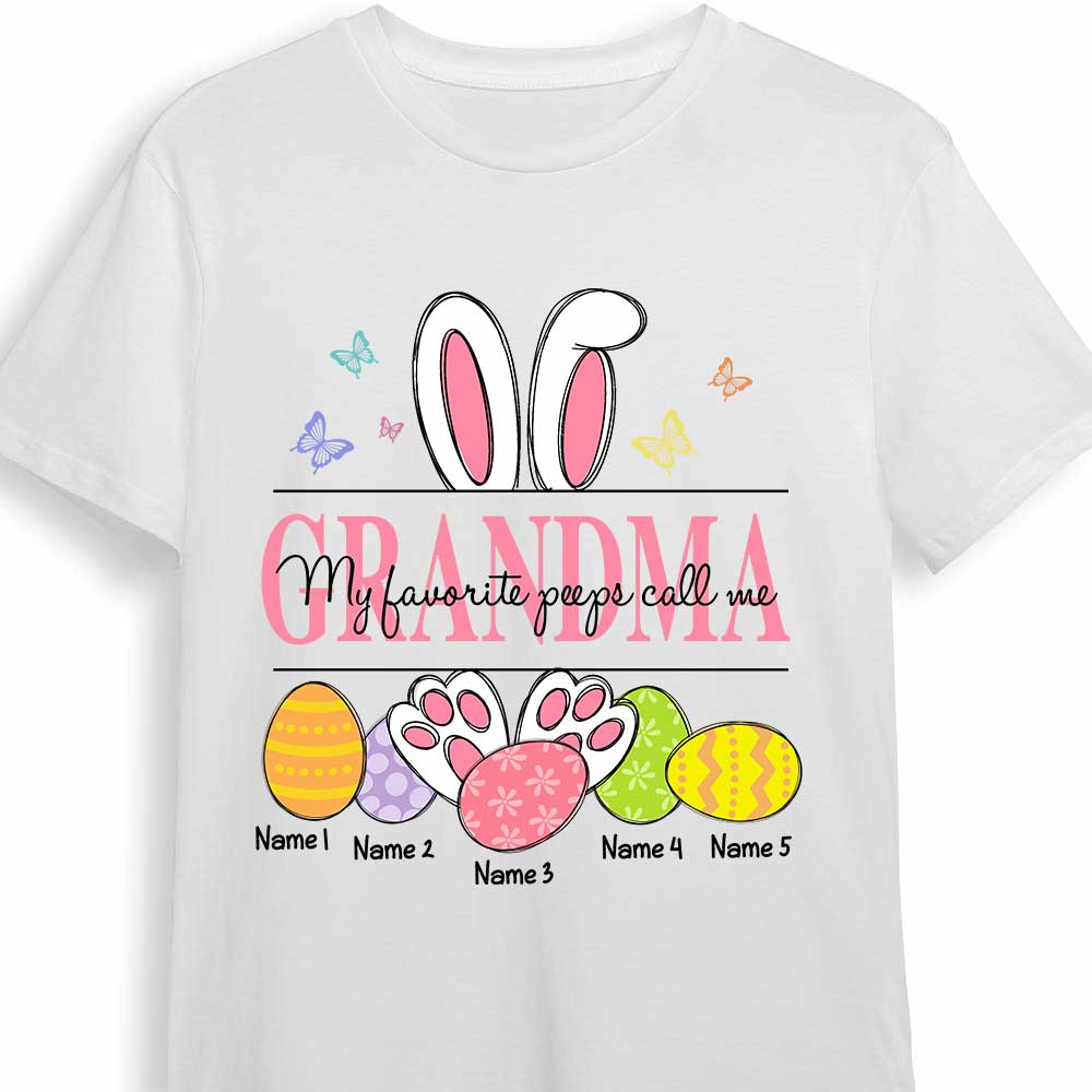 Personalized Easter Mom Grandma T Shirt