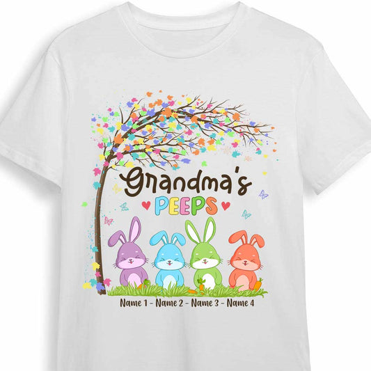 Personalized Mom Grandma Easter T Shirt