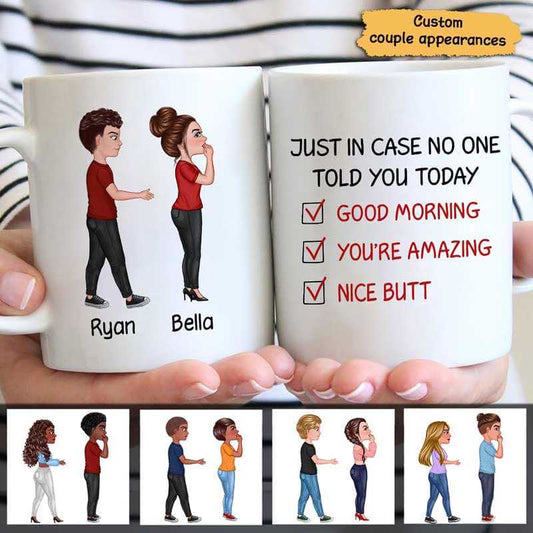 In Case No One Told You Couple Funny Valentine Gift For Him For Her Personalized Mug