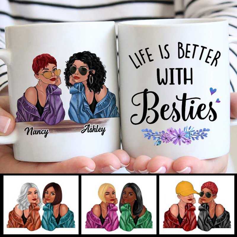 Fashion Besties Personalized Mug