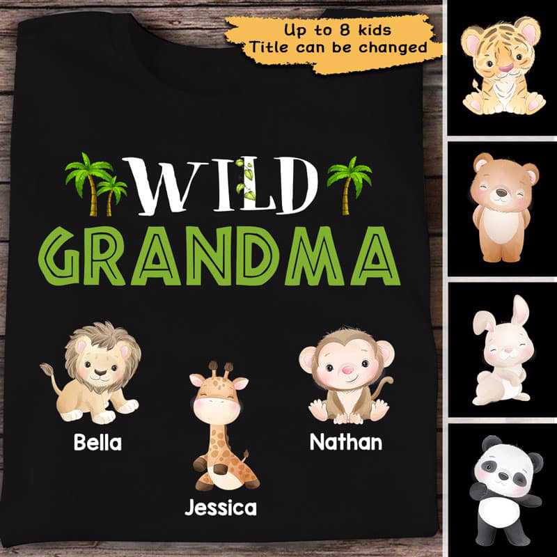 Wild Grandma Personalized Shirt