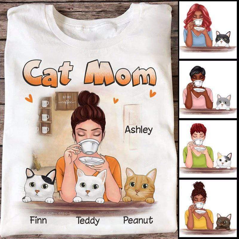 Cat Mama Personalized Shirt