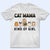 キャット ママ カインド オブ ガール - 猫好きへのギフト - パーソナライズされたカスタム T シャツ