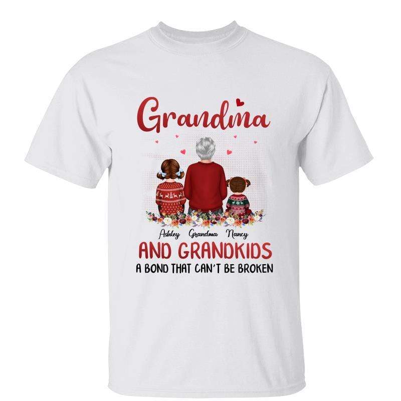 Grandma Grandkids Bond Can‘t Be Broken Personalized Shirt