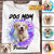 Dog Mom Watercolor Splash Dog Photo Personalized Shirt