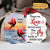 Cardinals And Sea Memorial Personalized Christmas Ornament