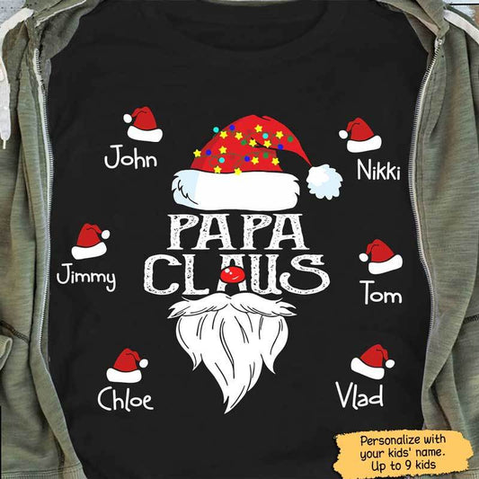 Papa Claus Christmas Personalized Shirt