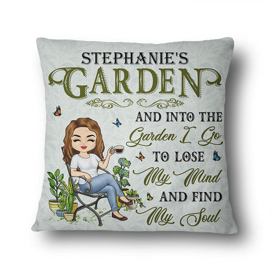 And Into The Garden I Go Gardening - Personalized Custom Pillow