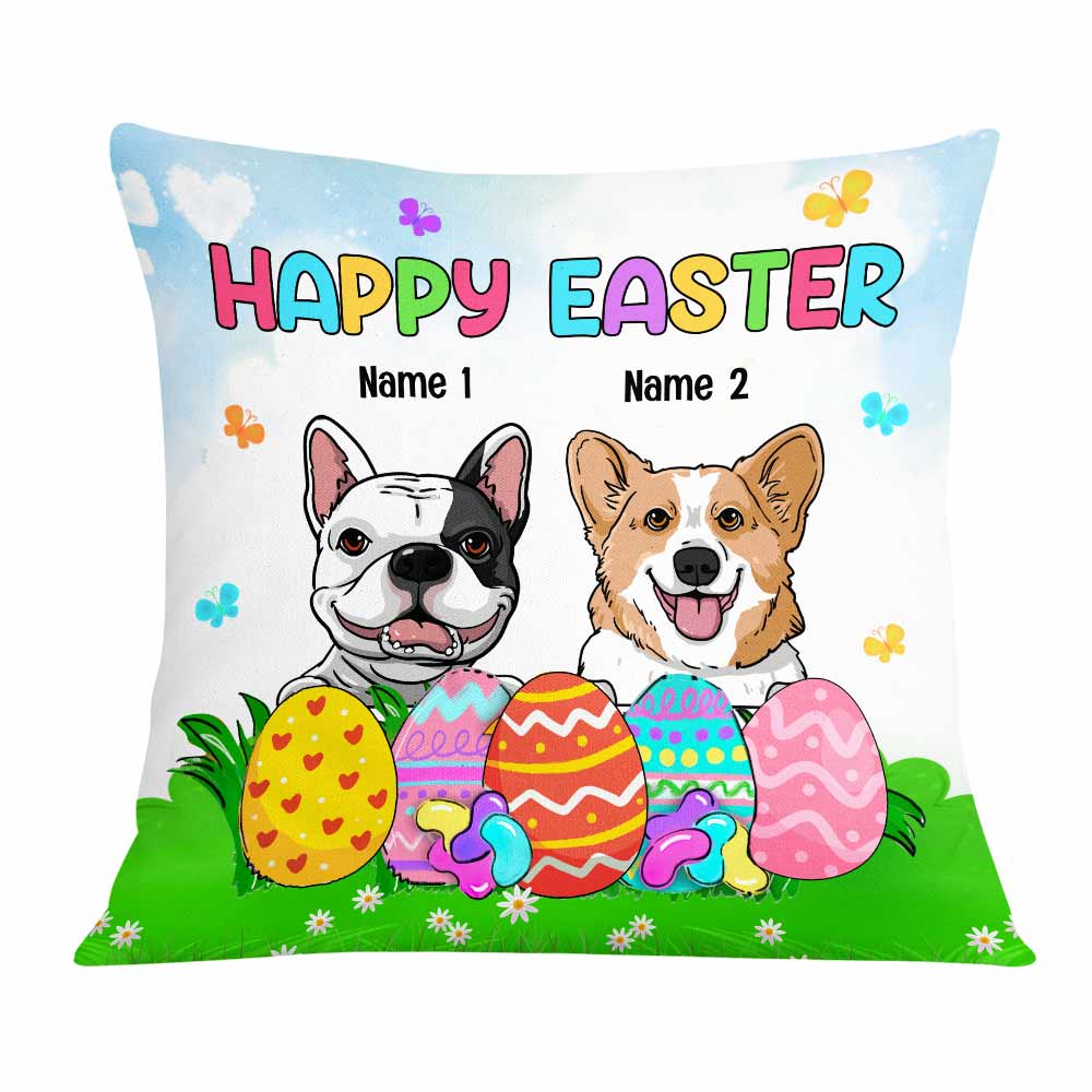 Personalized Easter Dog Pillow