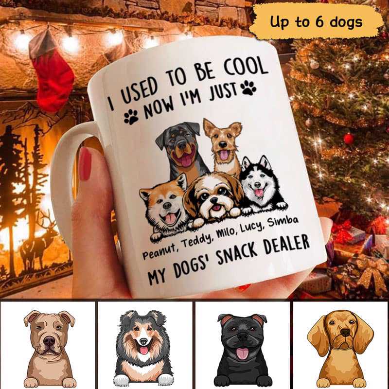 犬のおやつ屋さん 名入れマグカップ（両面印刷）