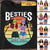 Summer Front View Besties Retro Personalized Shirt