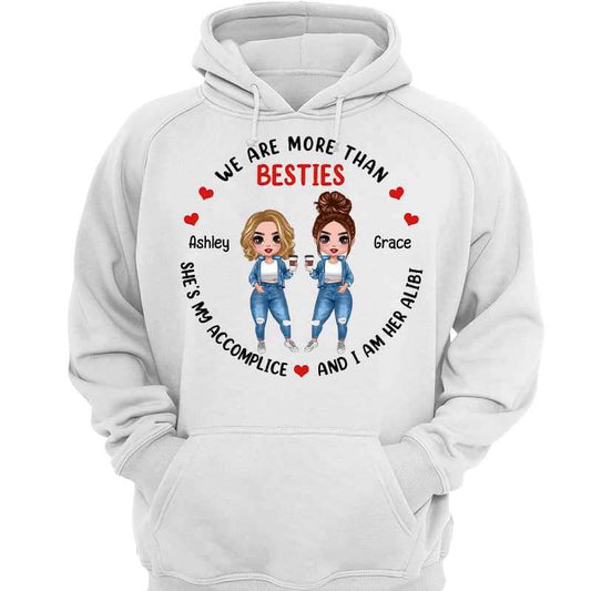 Doll Besties Accomplice Alibi Personalized Hoodie Sweatshirt