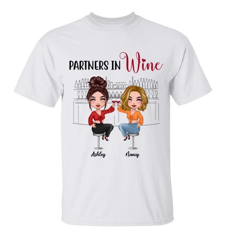 Doll Besties Partners In Wine Personalized Shirt