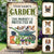 Personalized Garden Protected By Dog Metal Sign