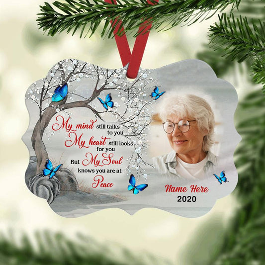 Personalized Memorial Butterfly Benelux Ornament