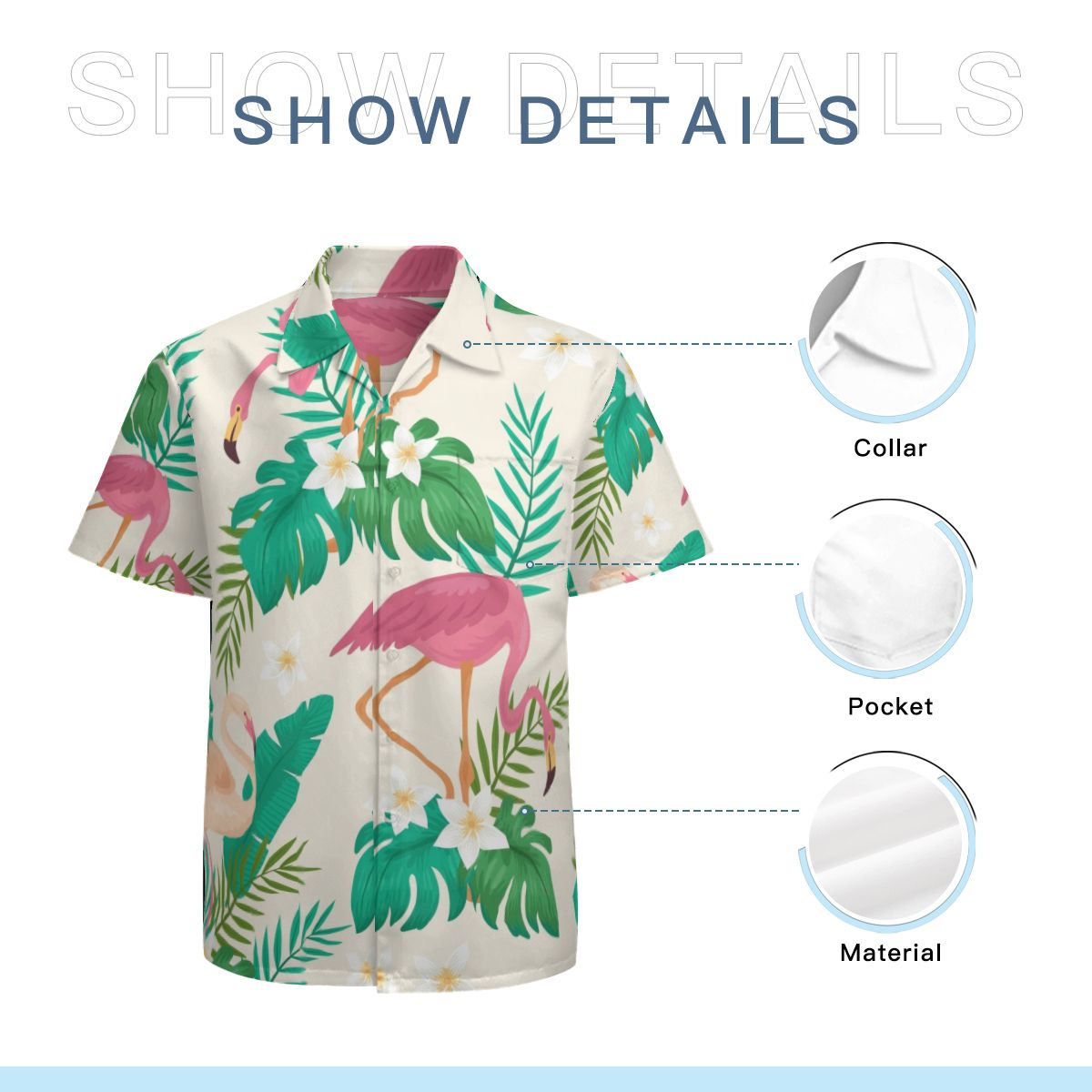 Flamingo 05 Hawaiian Shirts No.65NNP2