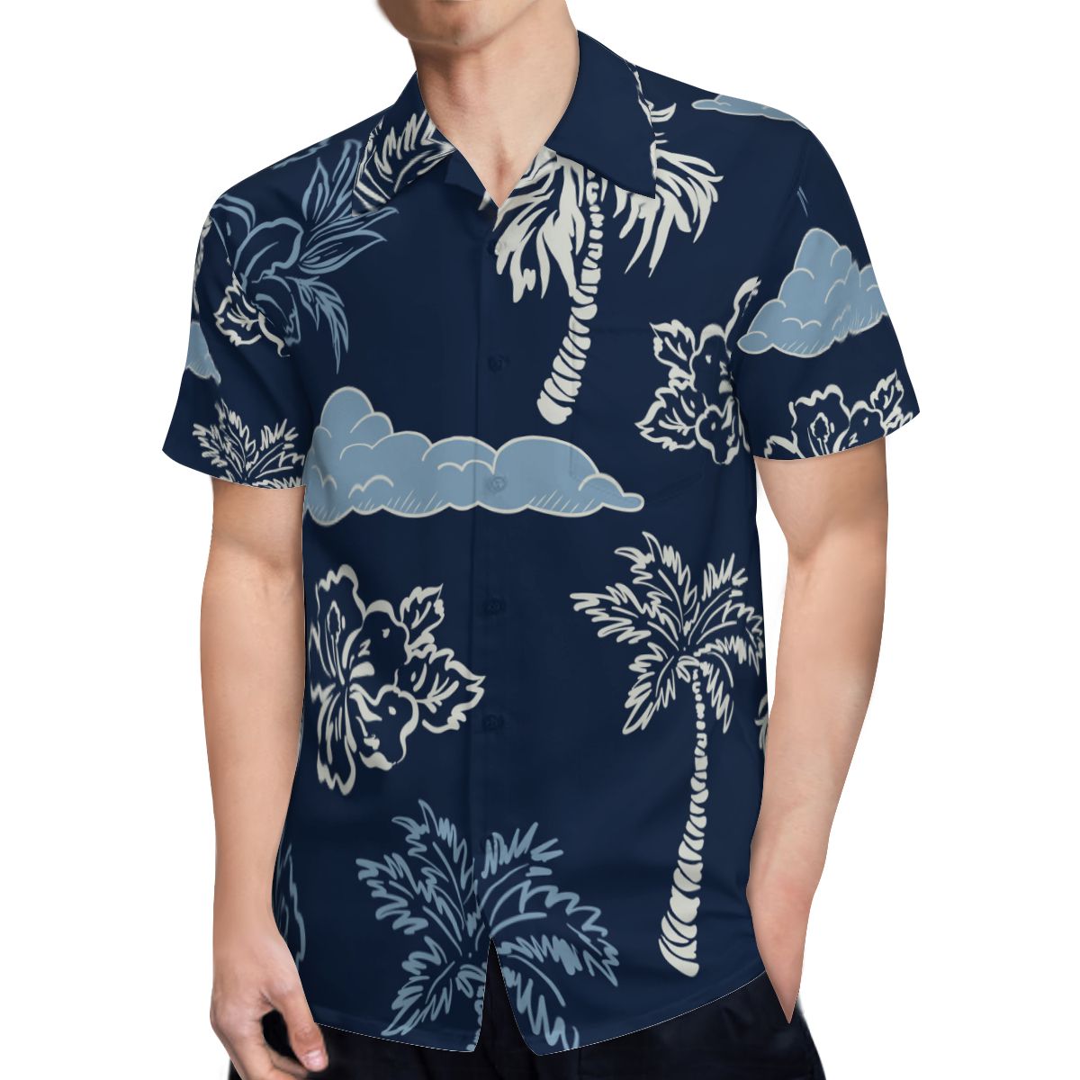 Tropical Leaves 011 Hawaiian Shirts No.69QJSN