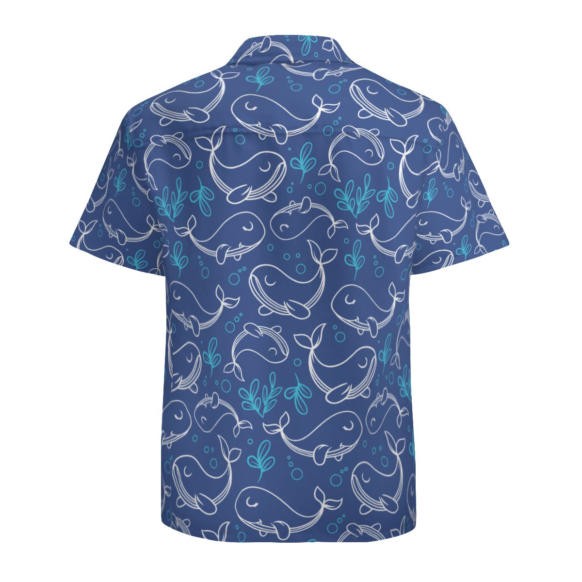 Cute Whale 2 Hawaiian Shirts No.6AGZC4