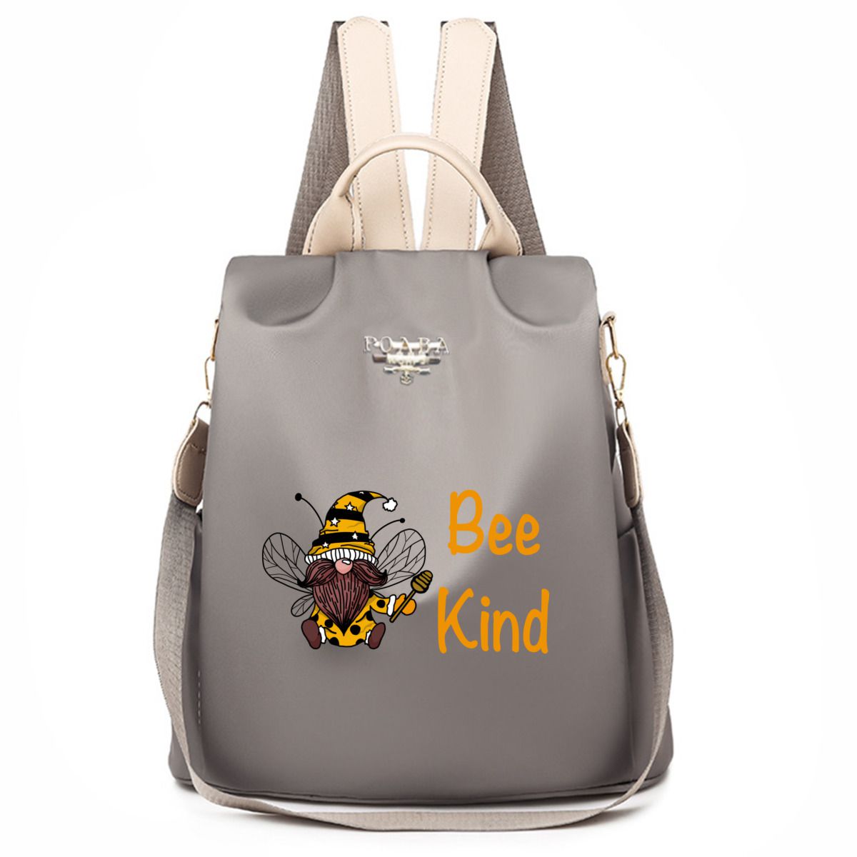 Gnome bee kind png バックパック No.6E43SD