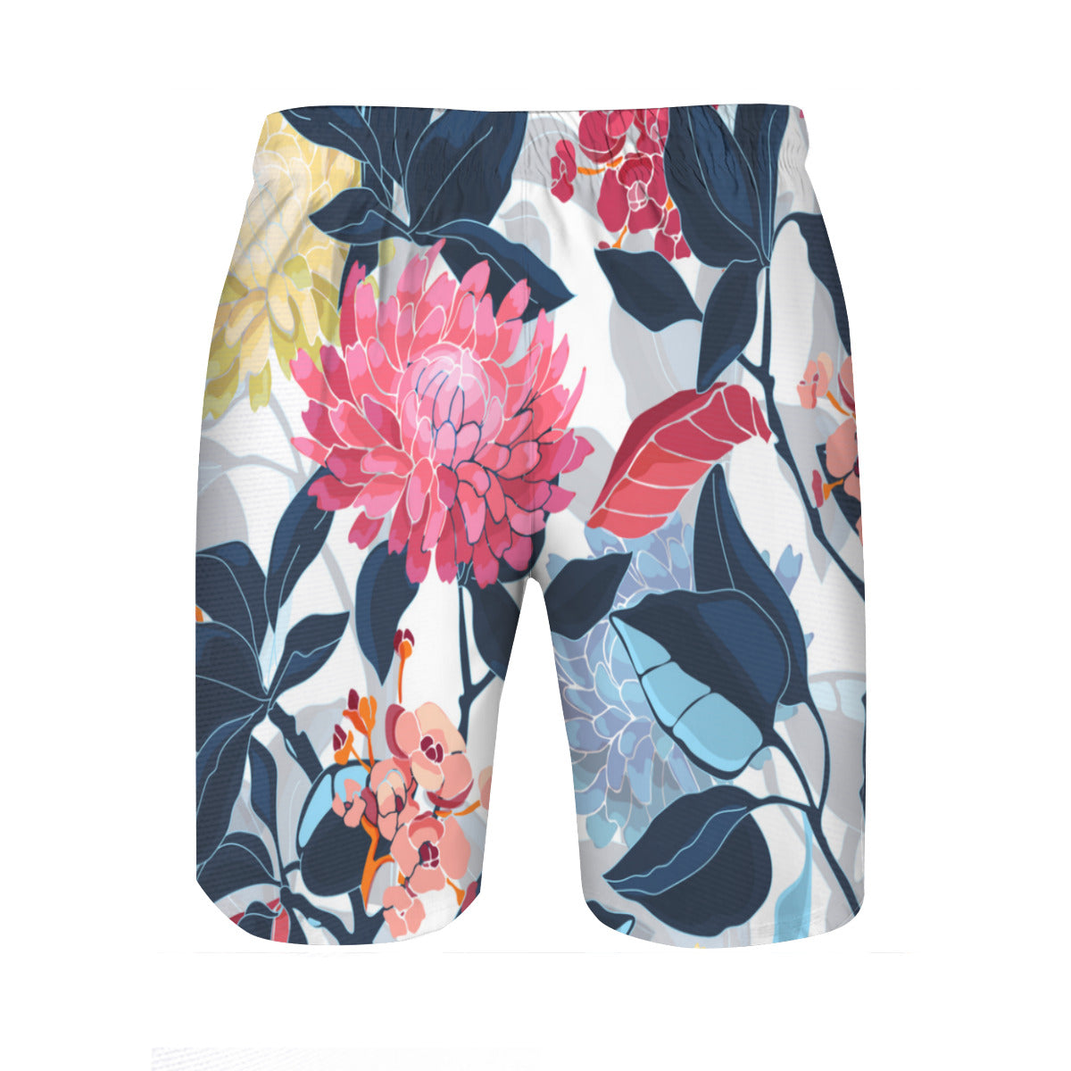 Tropical Leaves 001 Men's Swim Trunks No.6J64WH